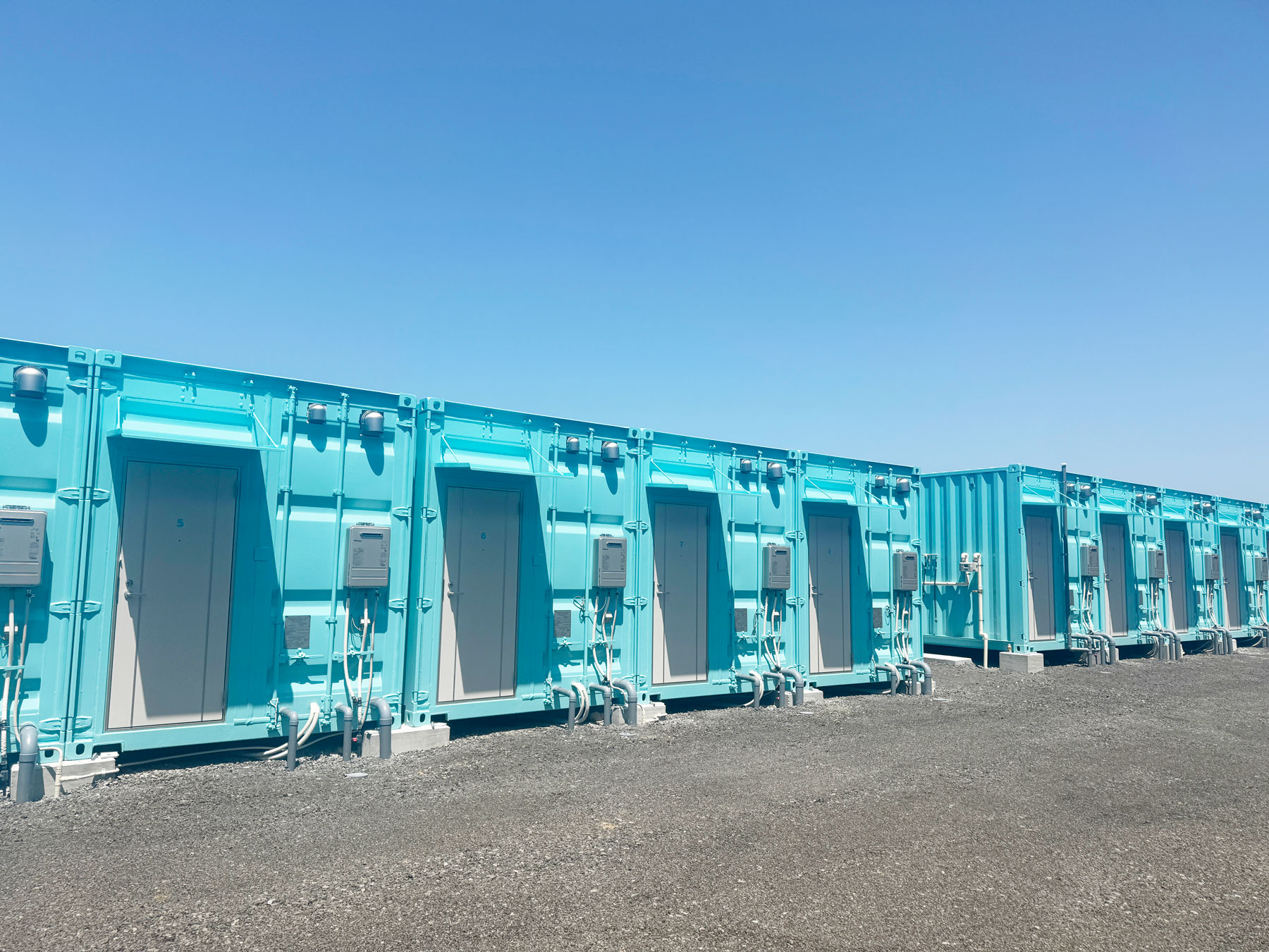 種子島コンテナハウス Coast Life のスタイリッシュな外観