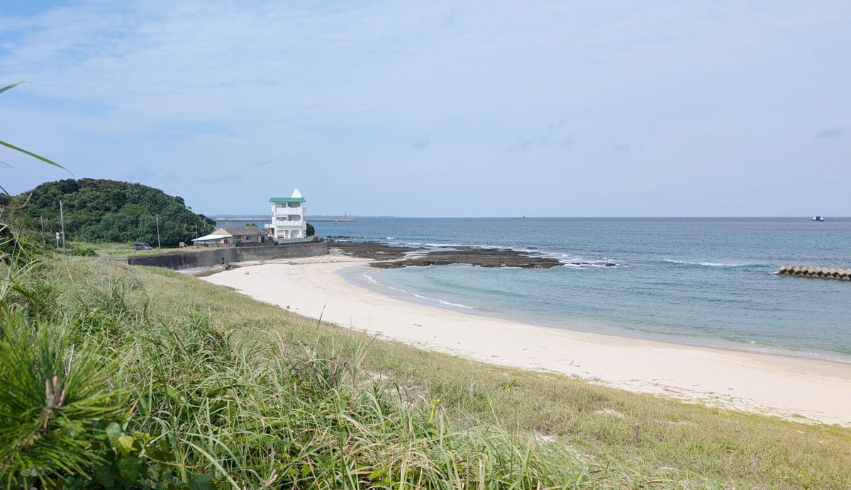 種子島 西之表市の海が見える周辺の景色
